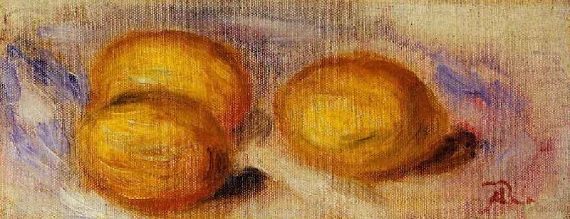 Three Lemons, Pierre-Auguste Renoir